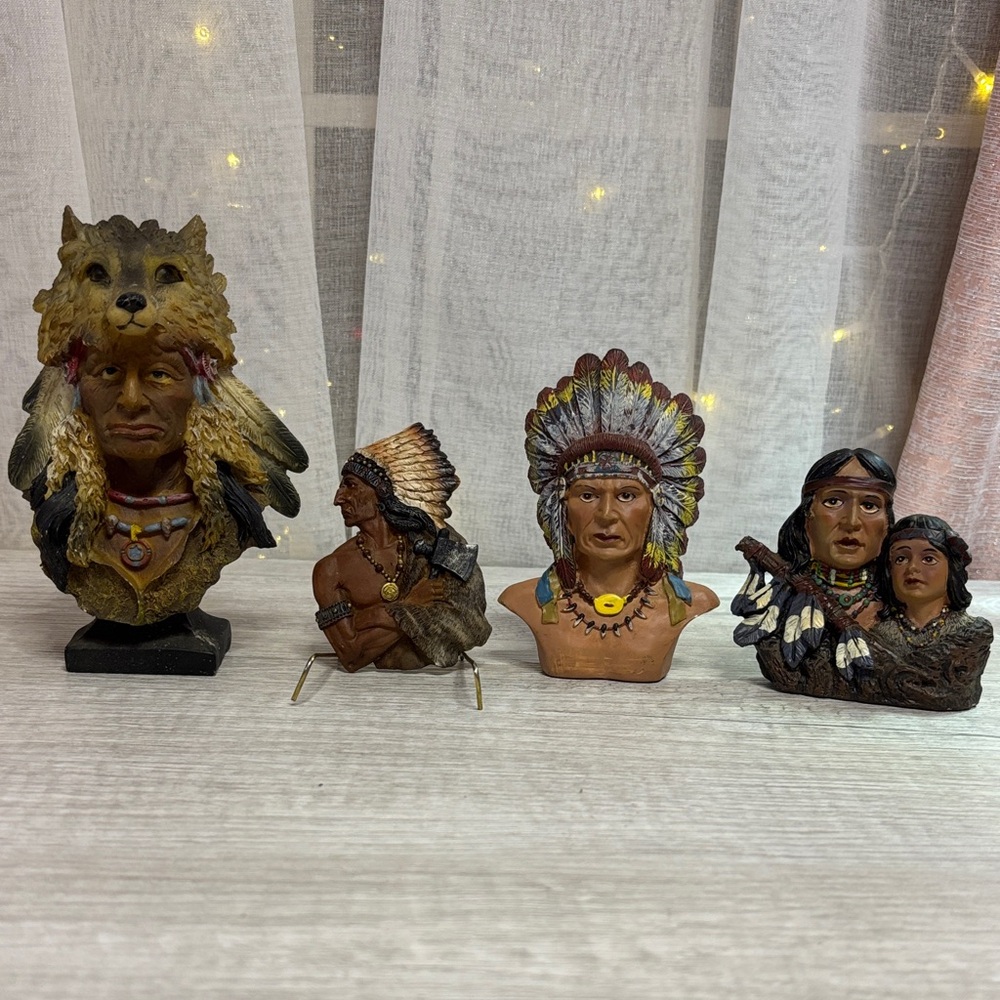 Native American Figurine Set